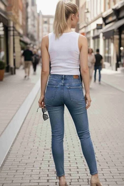 Merry See Merry See Düz Renk Kadın Kolsuz Bluz Crop Top Beyaz