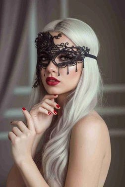 Merry See Merry See Özel Tasarım Dantel Göz Maskesi