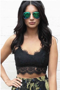 Merry See Merry See Siyah Dantel Sütyen Büstiyer - Alternatif Görünüm