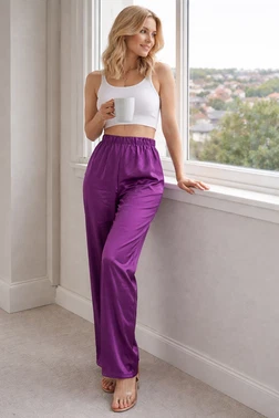 Miorre Bayan Saten Pijama Alt Miorre 001-001124