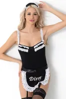Miorre Dirty Fantezi Hizmetçi Kostümü 012-000050 Siyah görsel 4