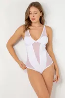 Miorre Modal Çıtçıtlı Fantezi Body - 001-016021 Beyaz görsel 6