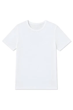 Yıldız Çamaşır Modal Bisiklet Yaka Erkek T-Shirt Beyaz Yıldız 335 - Alternatif Görünüm