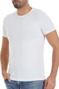 Modal Bisiklet Yaka Erkek T-Shirt Beyaz Yıldız 335