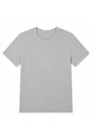 Modal Bisiklet Yaka Erkek T-Shirt Gri Yıldız 338 Gri detay görünüm