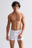 Modal by Tencel Compact Cotton Klasik Boxer Mısırlı EBXR000003 Beyaz görsel 12