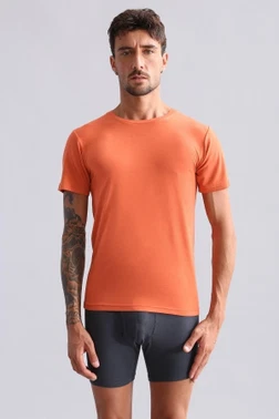 Modal by Tencel Hercules Slim Fit Bisiklet Yaka Fanila / T-Shirt Mısırlı EFNL000010