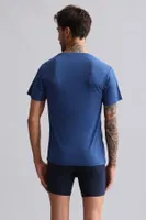 Modal by Tencel Hercules Slim Fit Bisiklet Yaka Fanila / T-Shirt Mısırlı EFNL000010 Gece Mavisi görsel 28