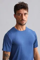 Modal by Tencel Hercules Slim Fit Bisiklet Yaka Fanila / T-Shirt Mısırlı EFNL000010 Gece Mavisi görsel 29