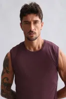 Modal by Tencel Hercules Slim Fit Bisiklet Yaka Sporcu Atlet Mısırlı EATL000007 Mor görsel 22