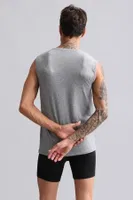 Modal by Tencel Hercules Slim Fit Bisiklet Yaka Sporcu Atlet Mısırlı EATL000007 Gri Melanj görsel 38