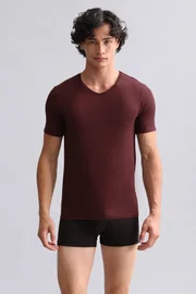 Modal by Tencel Hercules Slim Fit V Yaka Fanila / T-Shirt Mısırlı EFNL000011