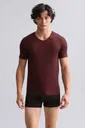 Modal by Tencel Hercules Slim Fit V Yaka Fanila / T-Shirt Mısırlı EFNL000011