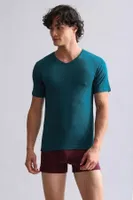 Modal by Tencel Hercules Slim Fit V Yaka Fanila / T-Shirt Mısırlı EFNL000011 görsel 11