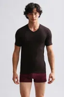 Modal by Tencel Hercules Slim Fit V Yaka Fanila / T-Shirt Mısırlı EFNL000011 görsel 16
