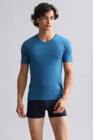 Modal by Tencel Hercules Slim Fit V Yaka Fanila / T-Shirt Mısırlı EFNL000011 görsel 20