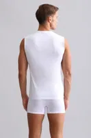Modal by Tencel Hercules Slim Fit V Yaka Sporcu Atlet / T-Shirt Mısırlı EATL000009 Beyaz görsel 4