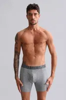 Modal by Tencel Spartacus Performance Long Boxer Mısırlı EBXR000005 Gri görsel 7