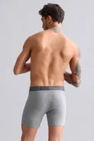 Modal by Tencel Spartacus Performance Long Boxer Mısırlı EBXR000005 Gri görsel 9
