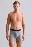 Modal by Tencel Spartacus Plus Performance Long Boxer Mısırlı EBXR000011 Gri Melanj görsel 23