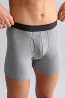 Modal by Tencel Spartacus Plus Performance Long Boxer Mısırlı EBXR000011 Gri Melanj görsel 25