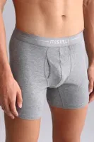 Modal by Tencel Spartacus Plus Performance Long Boxer Mısırlı EBXR000011 Gri Melanj görsel 63