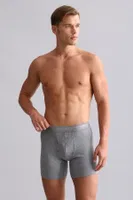 Modal by Tencel Spartacus Plus Performance Long Boxer Mısırlı EBXR000011 Gri Melanj görsel 65