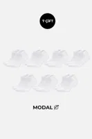 Modal Kadın Kutulu 7 Çift Patik Çorap Mısırlı KSNK000006 görsel 7