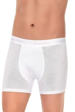 Yıldız Çamaşır Modal Likralı Erkek Boxer Beyaz 3'lü Paket Yıldız 39