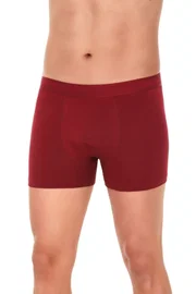 Yıldız Çamaşır Modal Likralı Erkek Boxer Bordo 3'lü Paket Yıldız 37