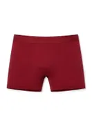 Modal Likralı Erkek Boxer Bordo 3'lü Paket Yıldız 37 Bordo farklı açı