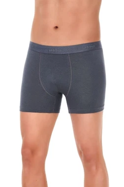 Yıldız Çamaşır Modal Likralı Erkek Boxer Füme 3'lü Paket Yıldız 38