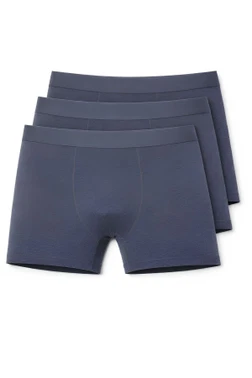 Yıldız Çamaşır Modal Likralı Erkek Boxer Füme 3'lü Paket Yıldız 38 - Alternatif Görünüm