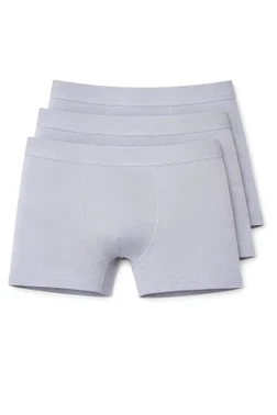 Yıldız Çamaşır Modal Likralı Erkek Boxer Gri 3'lü Paket Yıldız 41 - Alternatif Görünüm