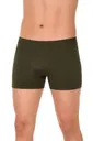 Modal Likralı Erkek Boxer Haki 3'lü Paket Yıldız 36