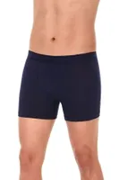 Modal Likralı Erkek Boxer Lacivert 3'lü Paket Yıldız 42 Lacivert