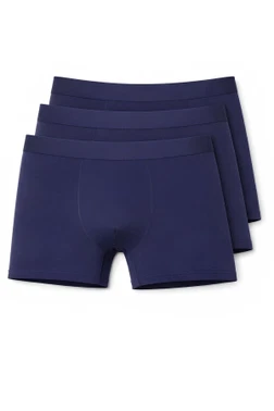 Yıldız Çamaşır Modal Likralı Erkek Boxer Lacivert 3'lü Paket Yıldız 42 - Alternatif Görünüm