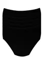 Modal Ribana Bato Kadın Yüksek Bel Külot Siyah 6'lı Paket Yıldız 3806