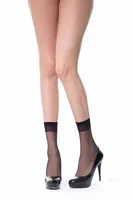 Müjde 6'lı 20 Den İnce Kadın Soket Çorap CE343 Somon Siyah