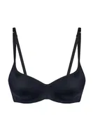Gizli Balenli Destekli Basic Sütyen Destekli Sütyen NBB 3576 Siyah görsel 9