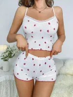 Kadın Şort Büstiyer Pijama Takım Nightlight 3798-1 Görsel