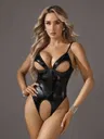 Lame Siyah Seksi Kafın Body Nightlight 3817