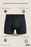 Organıc Pamuklu Compact Cotton Klasik Boxer Mısırlı EBXR000006 Antrasit görsel 20