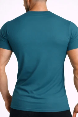 Organıc Pamuklu Hercules Slim Fit Bisiklet Yaka Fanila / T-Shirt Mısırlı EFNL000012 - Alternatif Görünüm