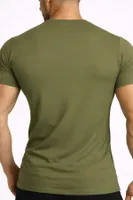Organıc Pamuklu Hercules Slim Fit Bisiklet Yaka Fanila / T-Shirt Mısırlı EFNL000012 Hardal görsel 11