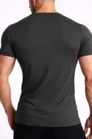 Organıc Pamuklu Hercules Slim Fit Bisiklet Yaka Fanila / T-Shirt Mısırlı EFNL000012 Antrasit görsel 20