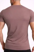 Organıc Pamuklu Hercules Slim Fit Bisiklet Yaka Fanila / T-Shirt Mısırlı EFNL000012 Lavender görsel 23