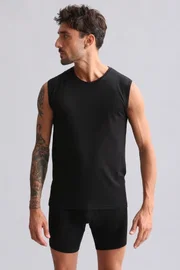 Organıc Pamuklu Hercules Slim Fit Bisiklet Yaka Sporcu Atlet Mısırlı EATL000004