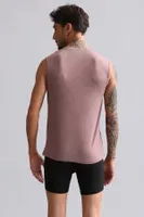 Organıc Pamuklu Hercules Slim Fit Bisiklet Yaka Sporcu Atlet Mısırlı EATL000004 Lavender görsel 40