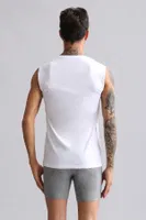 Organıc Pamuklu Hercules Slim Fit Bisiklet Yaka Sporcu Atlet Mısırlı EATL000004 Beyaz görsel 46